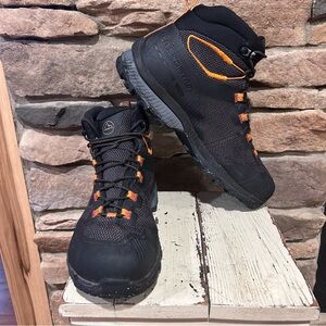 La Sportiva Black and Orange Gortex waterproof‎ hiking boots men’s size 11 1/2